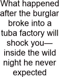 What Happened After The Burglar Broke Into A Tuba Factory Will Shock You—inside The Wild Night He Never Expected